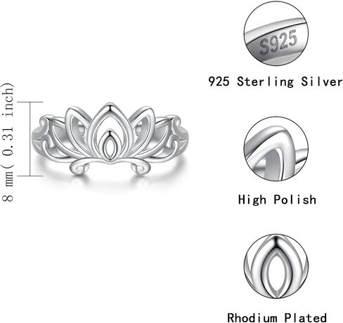 925 Sterling Silver Toe Ring for Women Teen Girls Daisy Flower Adjustable Mid Finger Rings Summer Vacation Ocean Beach in Saudi Arabia