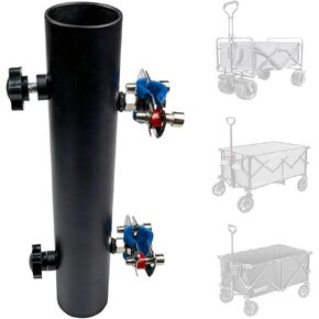Mamiko Fishing Rod Holder for Folding Wagon Carts Garden Carts and Gorilla Carts Fishing Pole Rod Rack Rest Without Drilling Required - Included Mounting Brackets in Kuwait