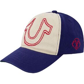 True Religion Kids Baseball Hat with Large Horseshoe Logo, Black, One Size in Kuwait