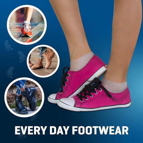 واقيات الكعب من السيليكون الفاخر من Ballotte (متوسط ​​- 4 عبوات) | وسادات جل للكعب/جوارب من السيليكون للنساء والرجال - لتخفيف آلام الكعب المتشقق | أكواب/وسائد للكعب للوقاية من البثور لعلاج التهاب اللفافة الأخمصية in Kuwait