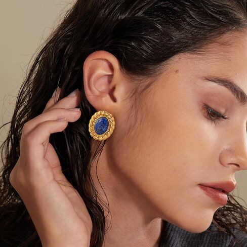Dikixe Bohemian Floral Filigree Gold Plated Turquoise Long Tassel Drop Dangle Earrings, 925 Sterling Silver Durable Hook Earrings, Retro Jewelry Gift for Women Girl-L in Saudi Arabia
