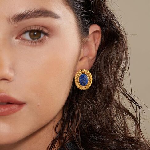 Dikixe Bohemian Floral Filigree Gold Plated Turquoise Long Tassel Drop Dangle Earrings, 925 Sterling Silver Durable Hook Earrings, Retro Jewelry Gift for Women Girl-L in Saudi Arabia