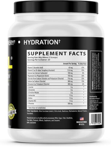 TriFuel - التحمل والتعافي 3 في 1، الترطيب، BCAA، مشروب معزز بالكهرباء (التوت البري)... in Saudi Arabia