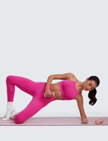 حمالة صدر رياضية للسيدات من CRZ YOGA Butterluxe برقبة عالية وظهر على شكل حرف Y - حمالة صدر مبطنة بظهر راسيرباك وحزام رفيع للتمرين واليوجا in Kuwait