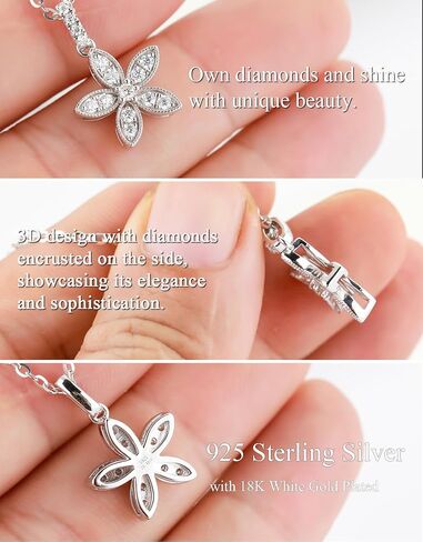 3 Stones Moissanite Pendant Necklace,Round Cut S925 Eternity Diamond Pendant Necklace,D Color VVS1,Hypoallergenic Anniversary Birthday Wedding Bridal Jewelry Gifts for Women,18±2 Inch Chain in Kuwait
