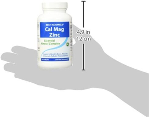 رقم 1 CAL MAG ZINC من Best Naturals - مركب معدني أساسي - تم تصنيعه في منشأة معتمدة من GMP مقرها الولايات المتحدة الأمريكية وتم اختبار نقائه من قبل طرف ثالث. مضمون!!, 180 قرصًا in Saudi Arabia