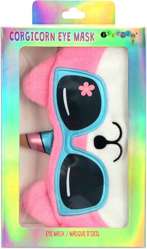 iscream Perky Pets Satin-Lined Embroidered Fur Sleep Mask for Girls - Sleeping Bunny in Saudi Arabia
