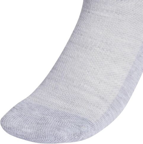 adidas Kids-Boy's/Girl's Cushioned Angle Stripe Crew Socks (6-Pair), Onix Grey/Pulse Blue/Vivid Red, Medium in Saudi Arabia