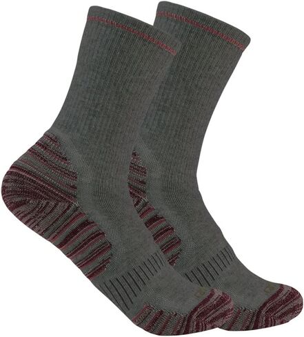 Carhartt Women's Force Midweight Synthetic-Wool Blend Crew Sock 2 Pack in Saudi Arabia