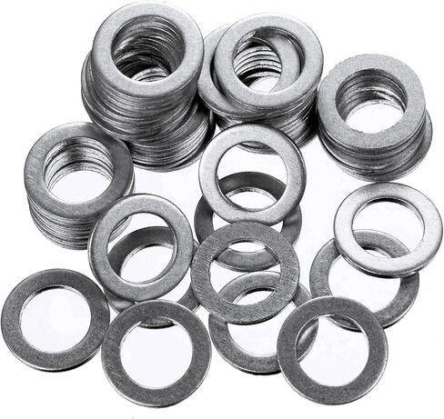 M14 Aluminum Oil Drain Plug Seal Ring Gasket Washers Replacement for Civic, Accord, CR-V/CRV, and More 20-Pack CQSPMOTO in Kuwait