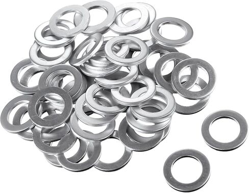 M14 Aluminum Oil Drain Plug Seal Ring Gasket Washers Replacement for Civic, Accord, CR-V/CRV, and More 20-Pack CQSPMOTO in Kuwait
