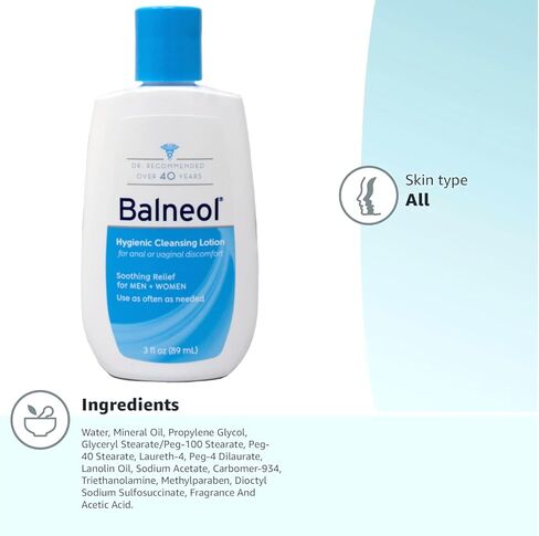 Balneol Hygienic Cleansing Lotion 3 oz (Pack of 5) in Saudi Arabia