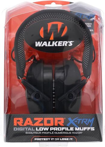 Walker's Game Ear XTRM Razor Dig Muff Blk, Multi, One Size in Saudi Arabia