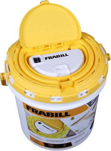 Frabill Dual Compartments Crawler Can, White and yellow in Saudi Arabia