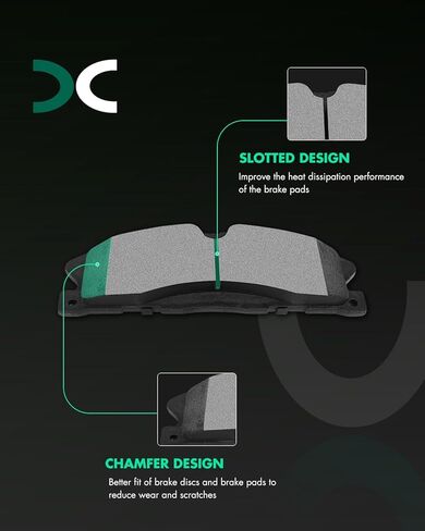 Ceramic Brake Pads Kits,SCITOO 8pcs Brakes Pads Set fit for 2003-2006 for Dodge for Durango,2002-2005 for Dodge for Ram 1500 in Kuwait