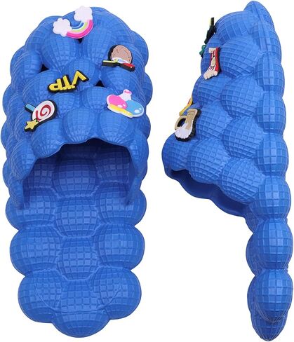 شرائح فقاعات Flyswiso للأطفال، شرائح كرة الجولف للأولاد والبنات، شبشب فقاعات ليتشي مضحك، غير قابل للانزلاق للأطفال على الشاطئ وحمام السباحة وغرفة النوم، صنادل الدش in Kuwait