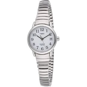 Timex Women's T2H371 Quartz Easy Reader Watch with White Dial Analogue Display and Silver Stainless Steel Bracelet Women's in Saudi Arabia