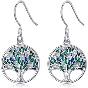 PELOVNY Sunflower Earrings S925 Sterling Silver Sunflower Dangle Drop Earrings Sunflower Jewelry Gift for Women Girls in Saudi Arabia