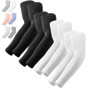 OutdoorEssentials UV Sun Protection Arm Sleeves - Cooling Compression Arm Sleeve - Sports & UV Arm Sleeves for Men & Women in Kuwait