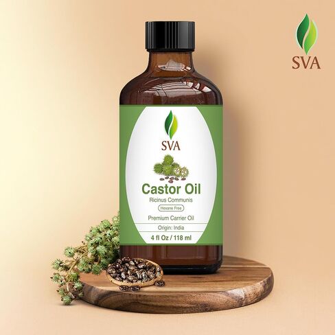 SVA Organics Cherry Kernel Oil 4 Oz -Very Faint- Nutty Scent - USDA Organic, 100% Pure, Unrefined Carrier Oil – Perfect for Skin & Hair Nourishment, Body Massage. in Kuwait