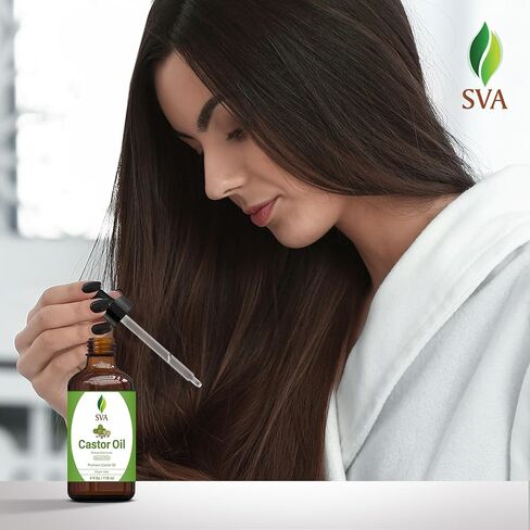 SVA Organics Cherry Kernel Oil 4 Oz -Very Faint- Nutty Scent - USDA Organic, 100% Pure, Unrefined Carrier Oil – Perfect for Skin & Hair Nourishment, Body Massage. in Kuwait