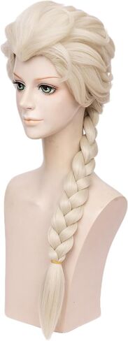 Sally Wig Long Straight Wine Red Middle Part 23.6 Inch Sally Wigs for Women, Dark Red Heat Resistant Synthetic Hair with Hairnet for Halloween Costume Cosplay in Kuwait