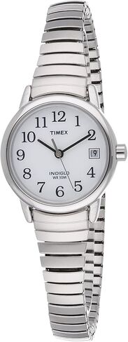 Timex Women's T2H371 Quartz Easy Reader Watch with White Dial Analogue Display and Silver Stainless Steel Bracelet Women's in Saudi Arabia