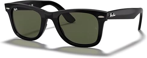 Ray-Ban RB4340 WAYFARER 601 50M Black/Green Sunglasses For Men For Women + BUNDLE with Designer iWear Care Kit in Kuwait