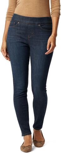 Signature by Levi Strauss & Co. Gold Women's Totally Shaping Pull-On Skinny Jeans (Available in Plus Size), Noir, 14 Short in Saudi Arabia