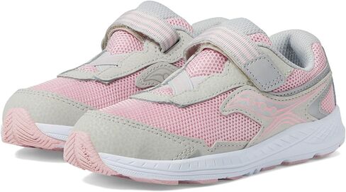 حذاء رياضي Saucony Ride 10 Jr، رمادي/برتقالي، مقاس 9.5 US للجنسين الصغار in Saudi Arabia