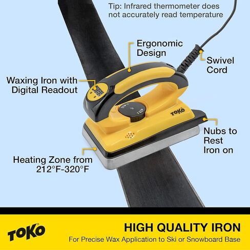 مكواة شمع رقمية توكو T14، أصفر، 1200 وات in Kuwait