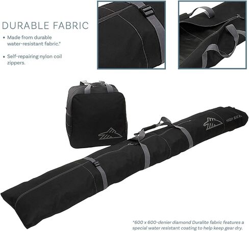 High Sierra Ski Bag and Boot Bag Box Set (Atmosphere/Black/Zest) in Kuwait