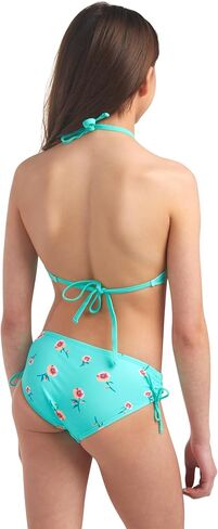 ثوب سباحة للفتيات من Kanu Surf Morgan Ruffle Halter من قطعتين باللون الوردي، مقاس 2T in Saudi Arabia