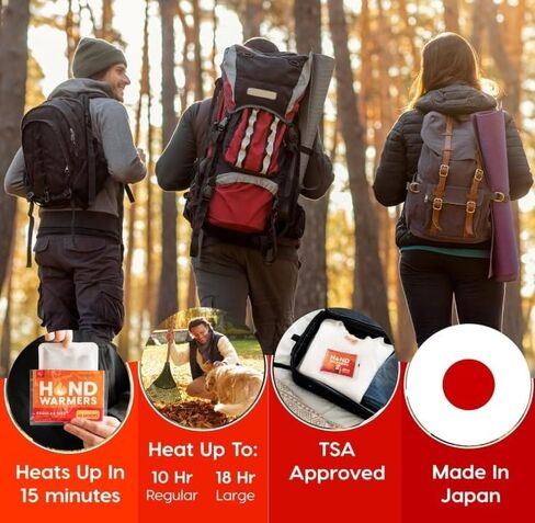 IRIS USA Large 60 Individual Packs Disposable Hand Warmers in Saudi Arabia