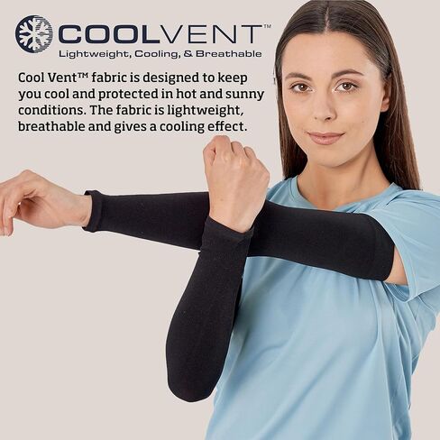 OutdoorEssentials UV Sun Protection Arm Sleeves - Cooling Compression Arm Sleeve - Sports & UV Arm Sleeves for Men & Women in Kuwait