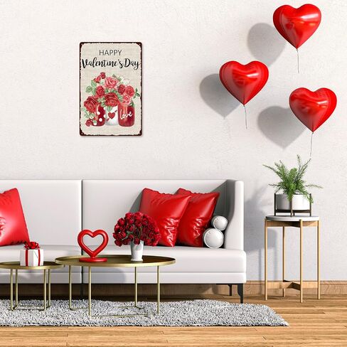 Whaline Retro Tin Sign Halloween Flower Crow Pumpkin Mason Jar Metal Sign Welcome Halloween Wall Decor Sign Halloween Wall Art Decor Iron Plaque Sign for Home Club Bar Garage Wall Decor, 12 x 8 Inch in Saudi Arabia