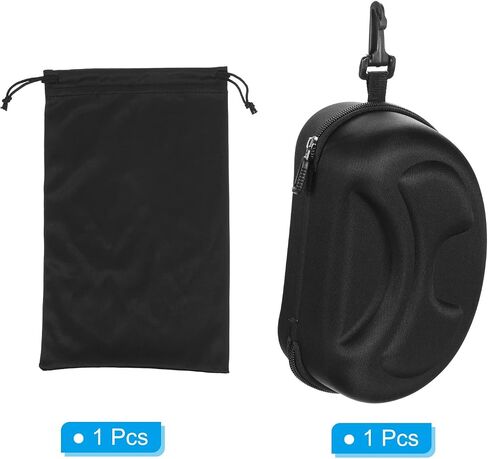 PATIKIL Snow Goggle Bag & Box, EVA Glass Case with Microfiber Ski Goggles Pouch for Eyeglass Sunglasses in Saudi Arabia