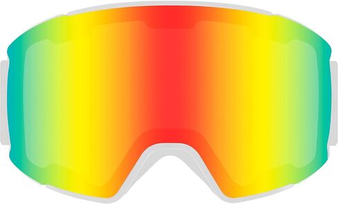 Retrospec Zenith Ski & Snowboard Snow Goggle Interchangeable Magnetic Lens for Men and Women with Toric Design - 100% UV Protection for Skiing and Snowboarding in Kuwait