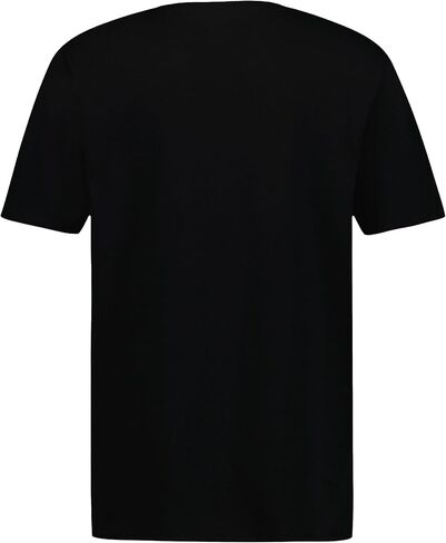 Calvin Klein Boys' Short Sleeve Graphic Crew Neck T-Shirt, Soft, Comfortable, Relaxed Fit, Block It Blur Black, 10-12 in Saudi Arabia