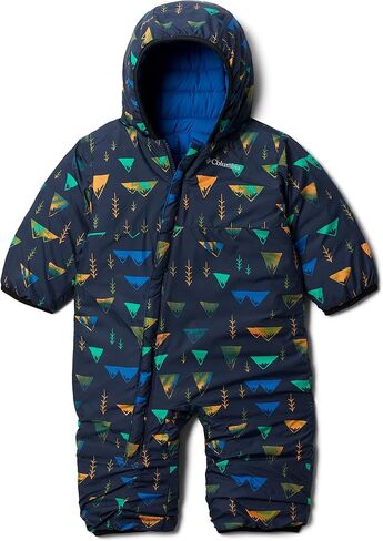 Columbia Baby Powder Lite Reversible Bunting, Nocturnal/Neon Sunrise/Blue Chill, 6/12 in Saudi Arabia