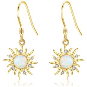 14k Solid Gold Owl Drop Earrings Real Gold Owl Dangle Earring Gifts For Women Girls Dangling Christmas Gift in Kuwait