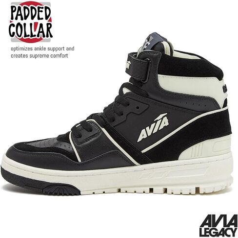 Avia 880 Men’s Basketball Shoes, High Top Retro Sneakers for Indoor or Outdoor, Street or Court, Sizes 7 to 15 in Kuwait