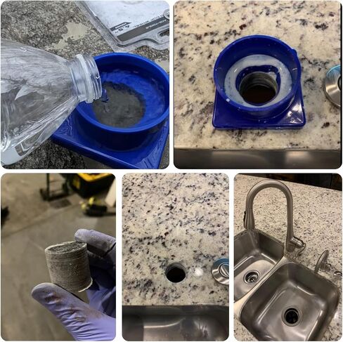 1-3/8 inch Diamond Hole Saw with Water Delivery System Guide for Quartz, Granite, Marble, Porcelain, Ceramic, Glass Tiles Includes Water Holding Guide 12 Pcs Double Sided Adhesive Pads for Locating in Saudi Arabia