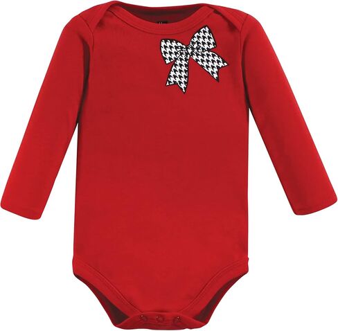 Hudson Baby Unisex Baby Cotton Long-Sleeve Bodysuits, Scottie Dog, 18-24 Months in Kuwait