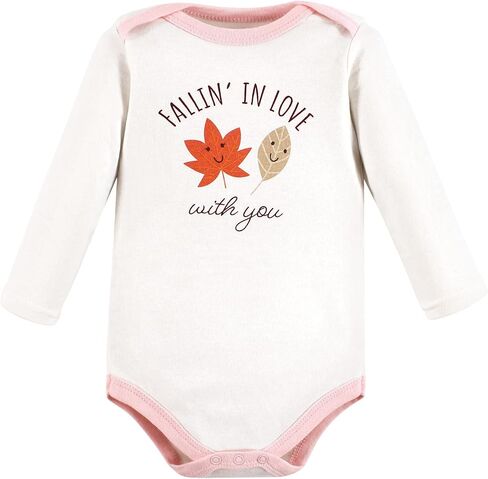 Hudson Baby Unisex Baby Cotton Long-Sleeve Bodysuits, Sparklesaurus, 3-6 Months in Saudi Arabia
