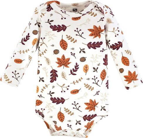 Hudson Baby Unisex Baby Cotton Long-Sleeve Bodysuits, Sparklesaurus, 3-6 Months in Saudi Arabia