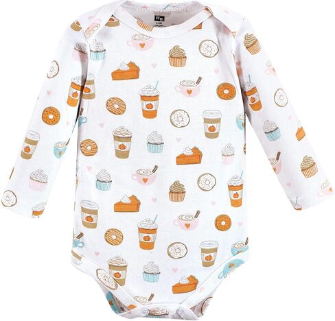 Hudson Baby Unisex Baby Cotton Long-sleeve Bodysuits, Sparkle Unicorn, 18-24 Months in Kuwait