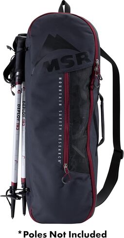 MSR Snowshoe Bag, Tote Bag for Carrying, Packing and Storing Snowshoes, Fits Snowshoes Up to 25 Inches, Black in Saudi Arabia