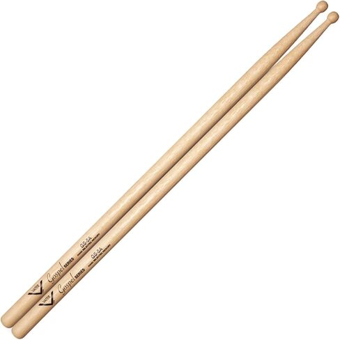 Vater Gospel Fusion Hickory Wood Tip Drum Sticks, Natural, Pair in Saudi Arabia