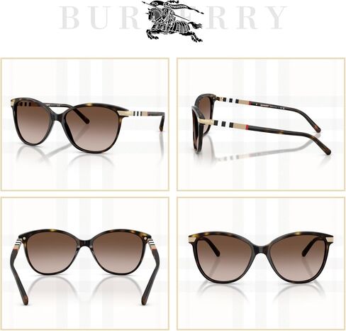 BURBERRY BE4216 نظارات شمسية عين القطة للنساء + حزمة مع مجموعة العناية بالنظارات من Designer iWear in Saudi Arabia